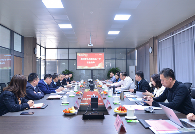 青岛青铁产投公司迟董事长一行莅临贝博·（中国）手机网页版调研